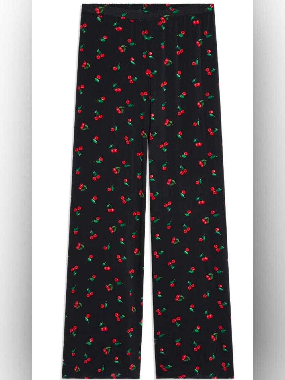 WeWoreWhat Black Cherry Print Pull-On Pants - Picture 5 of 6